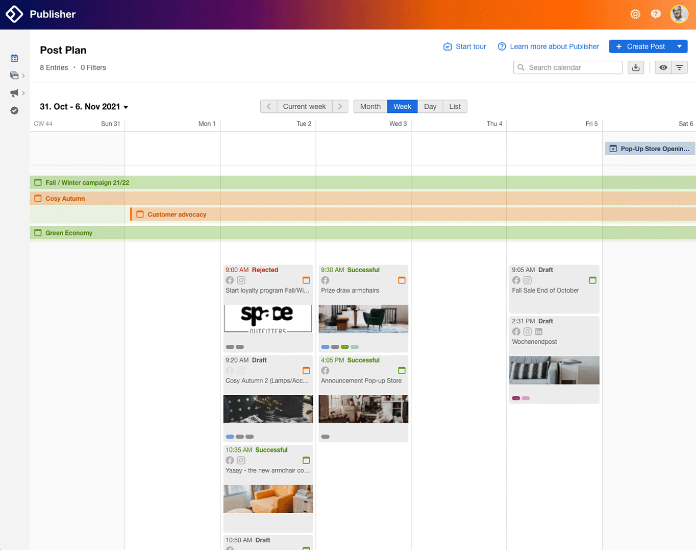 Product Publisher - Content image - Publish Efficiently Across Teams - PostPlan - 1364x1078