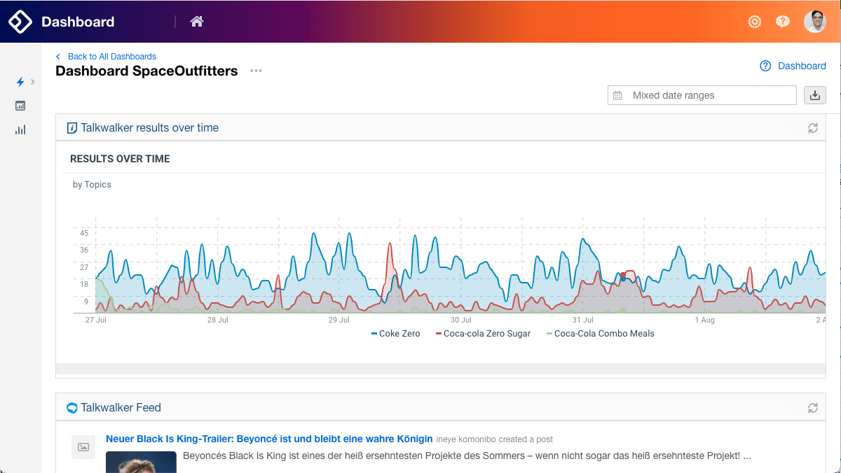 Talkwalker integration