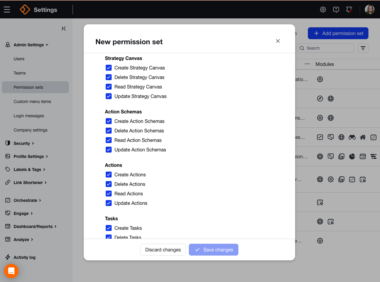 ORC Permission Sets