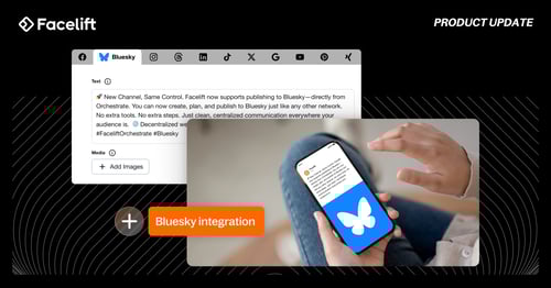Bluesky rejoint l'écosystème Facelift : planifiez, prévisualisez et publiez dès maintenant !