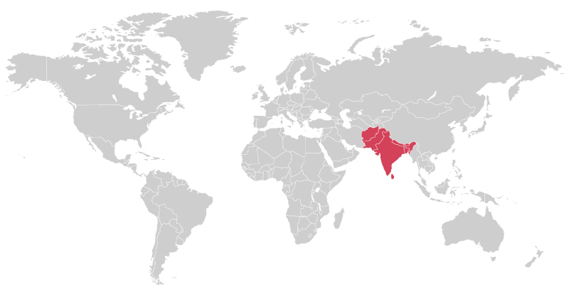 south-asia-world-map