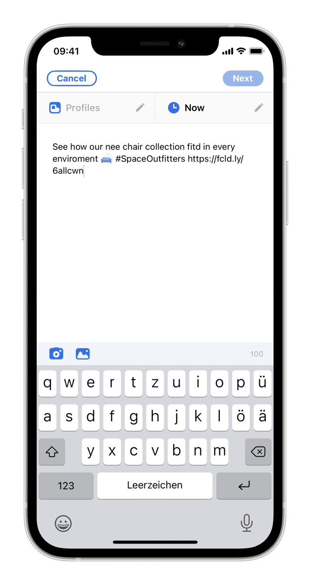Even more options for Instant Post via mobile app
