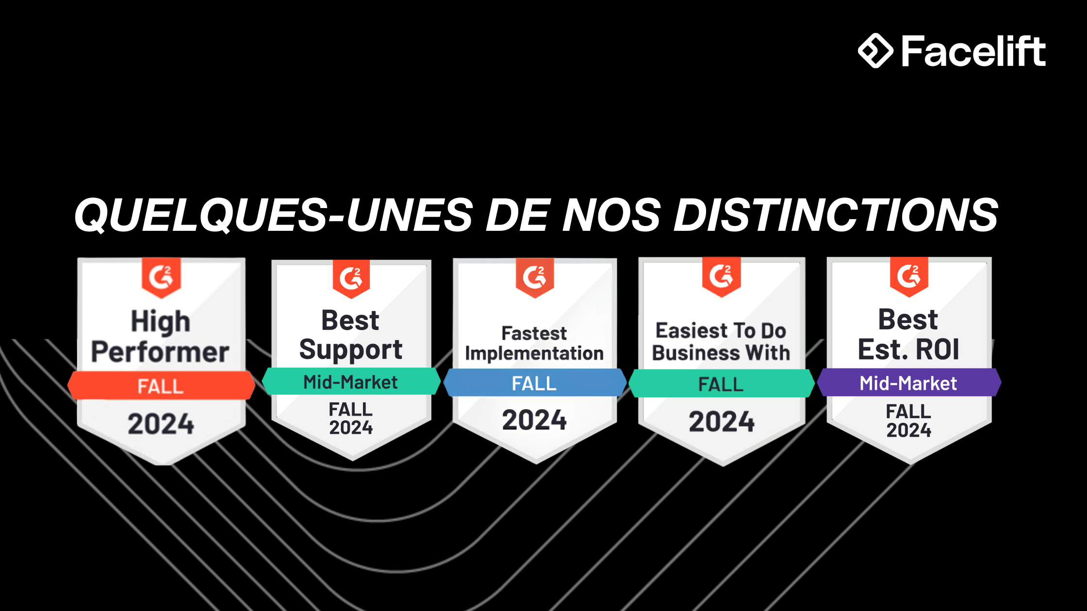 Facelift Récompensé par G2 : Découvrez Nos Nouveaux Succès pour cette année 2024