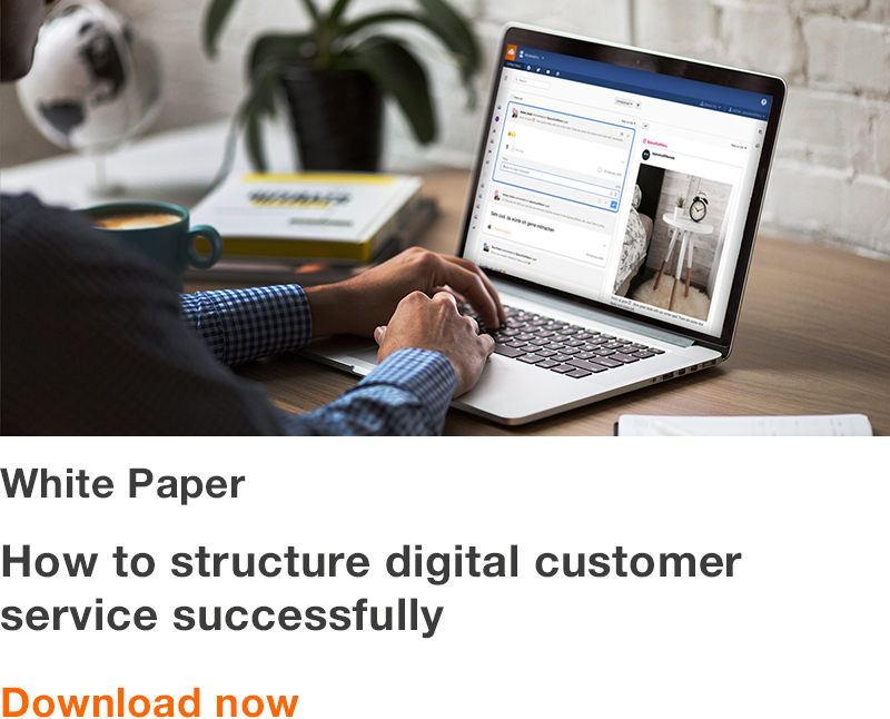 How to structure digital customer service