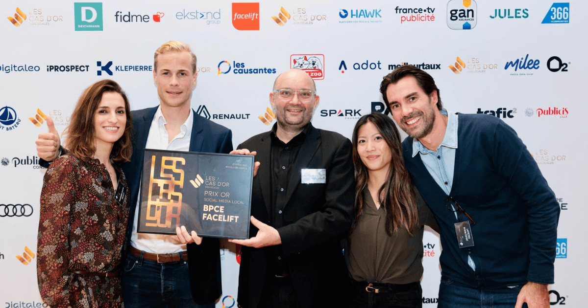 Facelift & BPCE reçoivent le prix du Social Media Local !