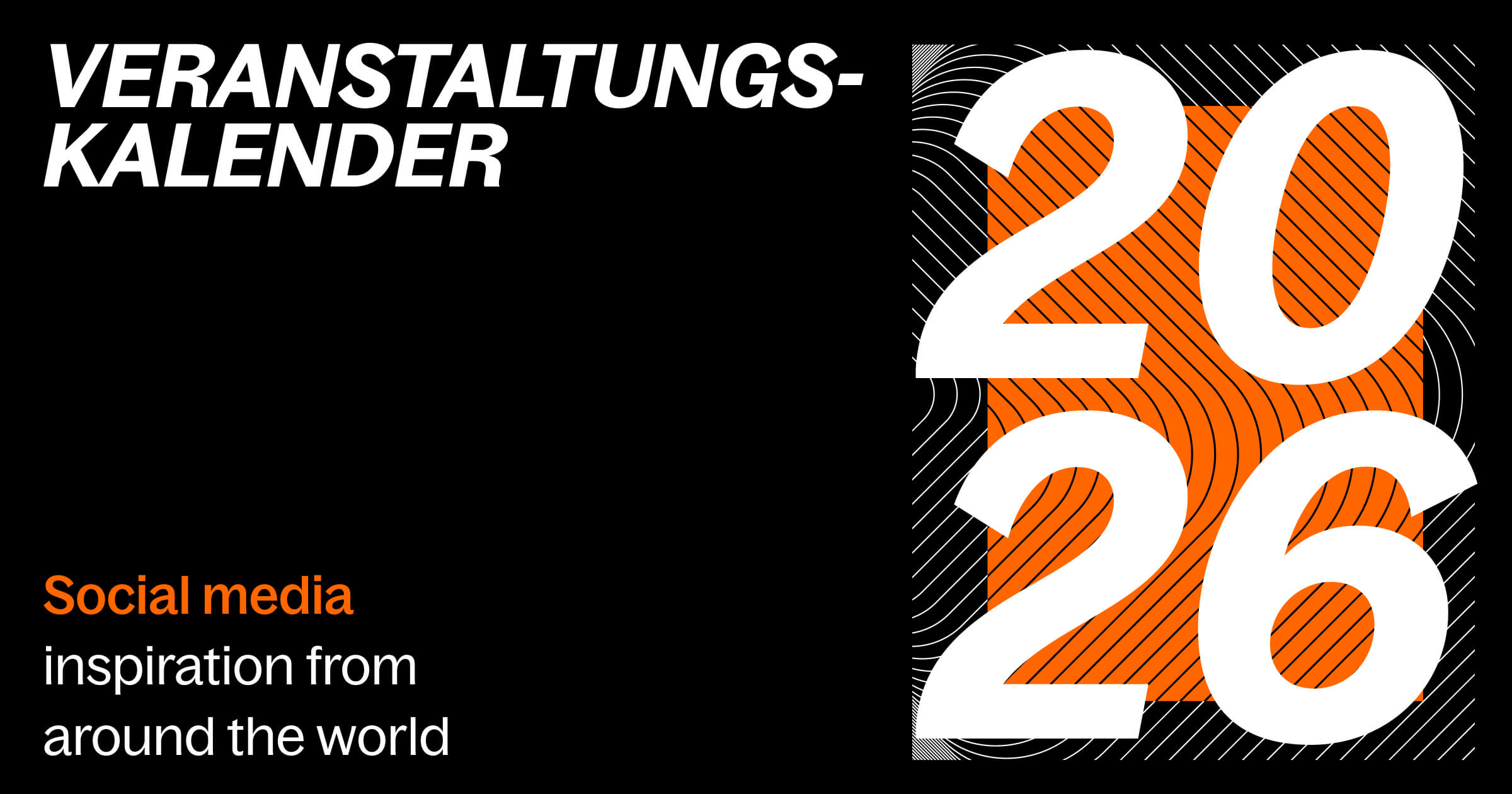 Veranstaltungskalender: besondere Events 2026