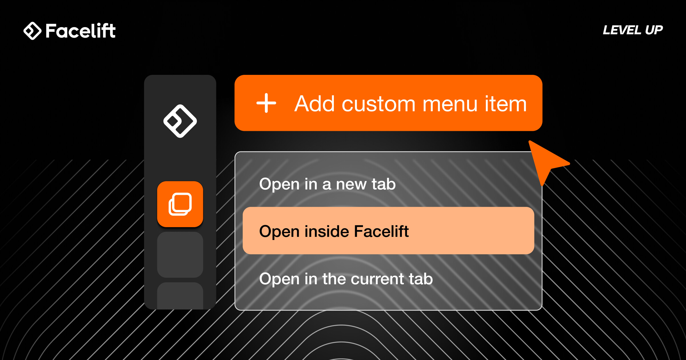 Everything You Need, One Click Away with Custom Menu Items